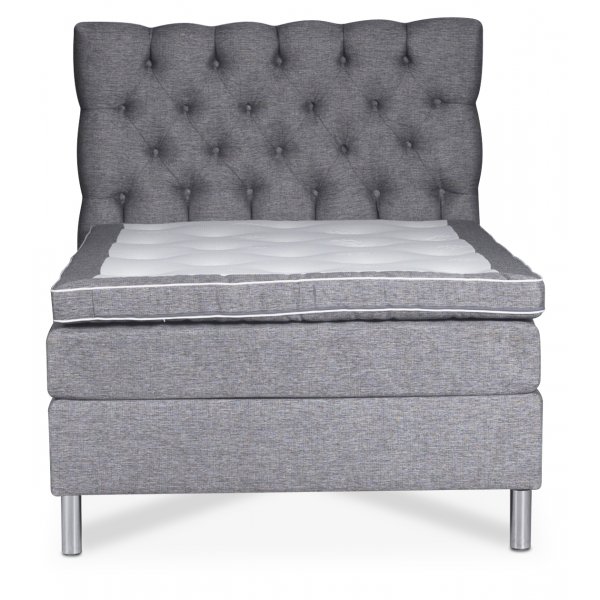 Hilton Deluxe Presley sengepakke 5-soners kontinentalseng inklusive senggavle - Valgfri farge! + Møbelføtter Hilton Deluxe Presley sengepakke 5-soners kontinentalseng inklusive senggavle - Valgfri farge! + Møbelføtter