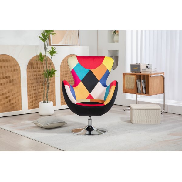 Lucille lenestol - Multi/krom