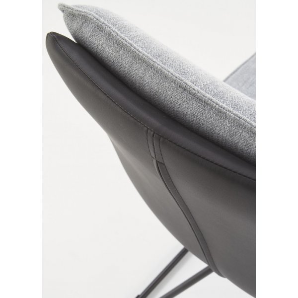 Veronika spisestol - Lys grå/svart Veronika spisestol - Lys grå/svart