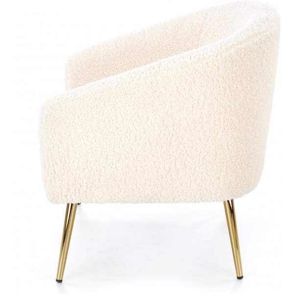 Bandera lenestol - Kremhvit/gull Bandera lenestol - Kremhvit/gull