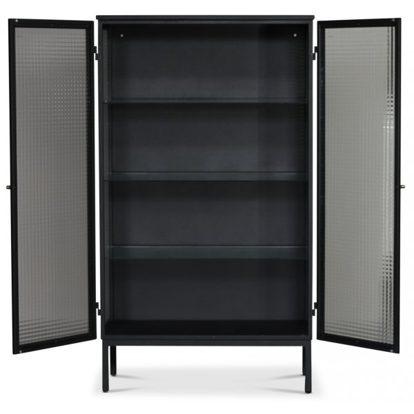 Revel skap - Sort / Krystallglass Revel skap - Sort / Krystallglass