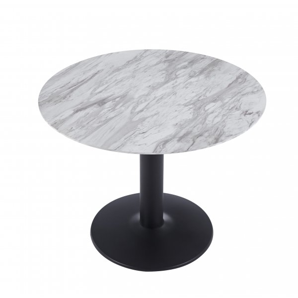 Noah rundt spisebord Ø100 cm - Marmorfoliering Noah rundt spisebord Ø100 cm - Marmorfoliering