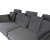 Brandy Lounge - 3,5-seters sofa XL (slvgr flyel) + Mbelpleiesett for tekstiler