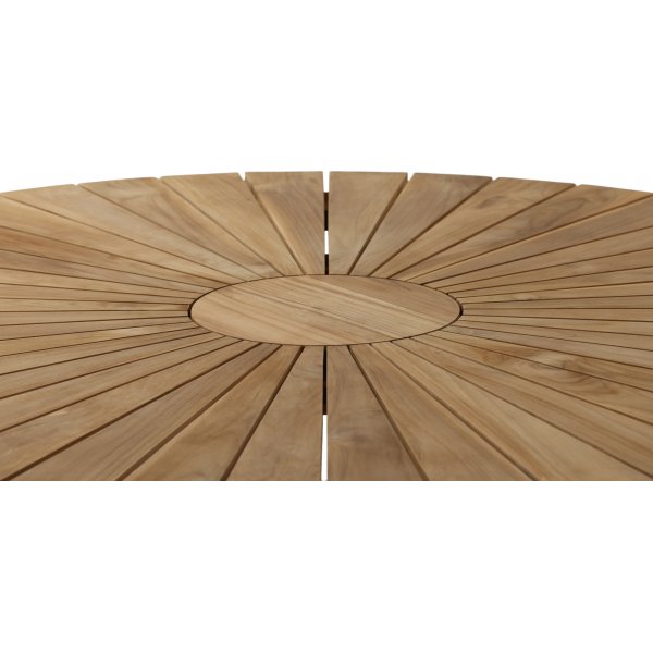 Mexico spisebord Ø140 cm - Sort/teak Mexico spisebord Ø140 cm - Sort/teak