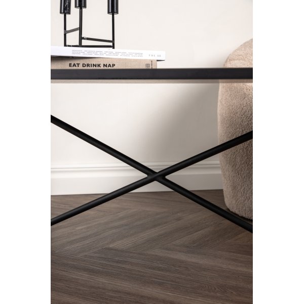 Pryor salongbord 110 x 70 cm - Sort Pryor salongbord 110 x 70 cm - Sort