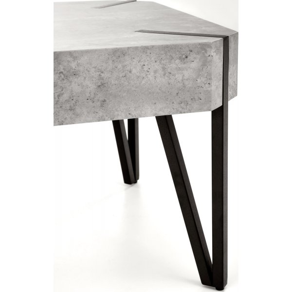 Marlene sofabord - Svart/betongm�nster
