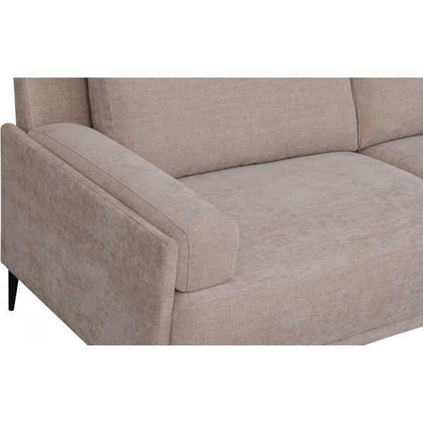 Amsterdam sofa 3-seter beige 208 cm + Mbelftter