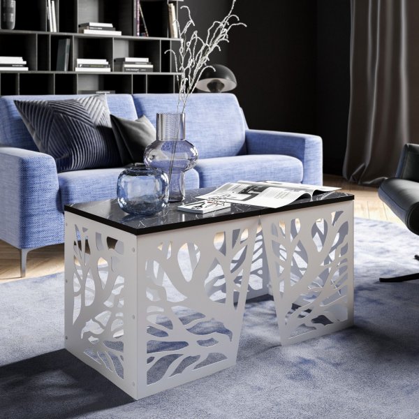 Tongfu sidebord - Hvit/svart Tongfu sidebord - Hvit/svart