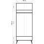 City Tulip garderobe - Beige