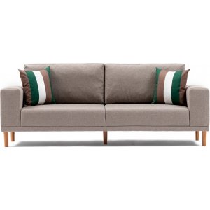 Franz 3-seters sofa - Kremhvit