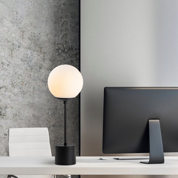 Globo bordlampe 13063 - Sort/hvit