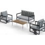 Montreal loungegruppe - Flerfarget + Flekkfjerner for mbler