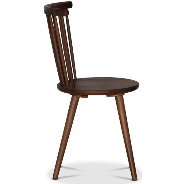 Nova spisegruppe, uttrekkbart spisebord Ø130-170 cm inkl. 4 stk. pinnestoler Castor - Svartbeiset eik + 3.00 x Møbelføtter Nova spisegruppe, uttrekkbart spisebord Ø130-170 cm inkl. 4 stk. pinnestoler Castor - Svartbeiset eik + 3.00 x Møbelføtter