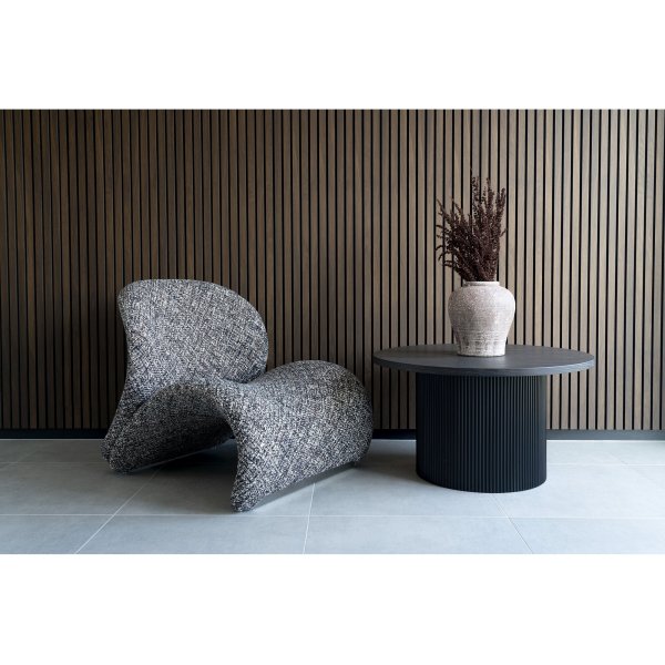 Boavista salongbord Ø80 cm - Mørkebrunt Boavista salongbord Ø80 cm - Mørkebrunt