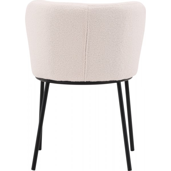 Edina spisestuestol - Sort/hvit Edina spisestuestol - Sort/hvit