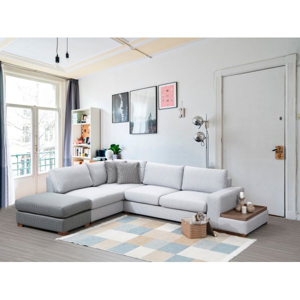 Loop hjørnesofa - Grå Loop hjørnesofa - Grå