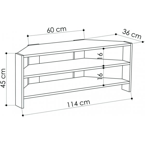 Thales mediebenk - Lys mokka