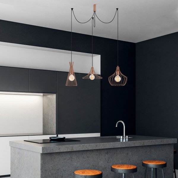 Mezo taklampe N-1292 - Kobber