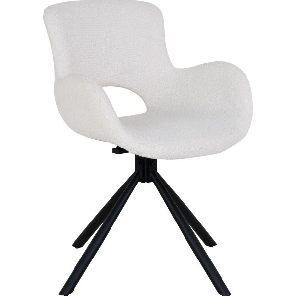 Boavista spisegruppe - Mørk brun/off white Boavista spisegruppe - Mørk brun/off white