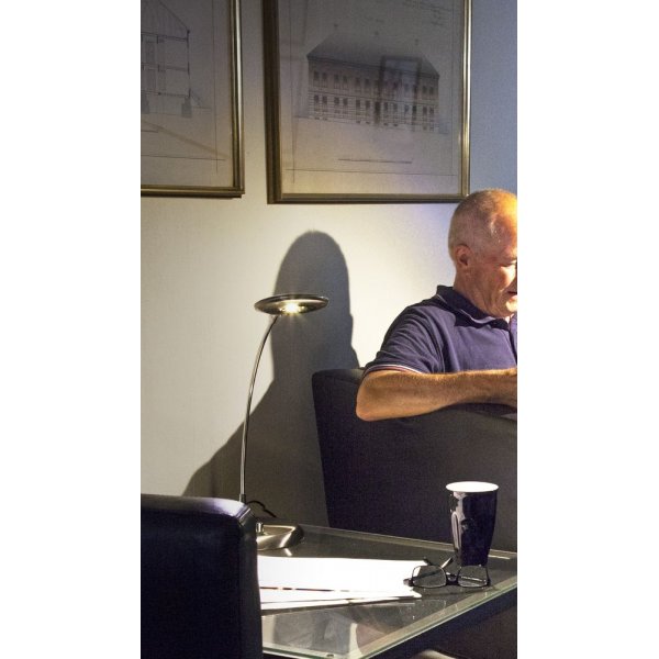 Bordlampe Moto - St�l/krom