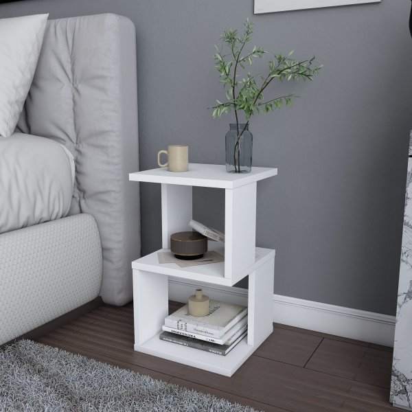 Carter nattbord - Hvit Carter nattbord - Hvit