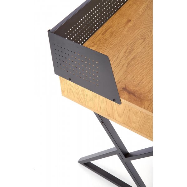 Skrivebord Stalas - Eik og svart Skrivebord Stalas - Eik og svart