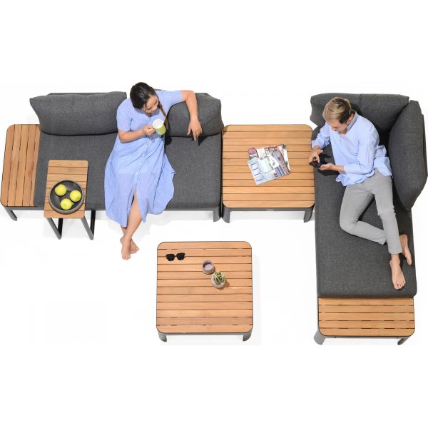 Portals salonggruppe 2 - Sort/teak Portals salonggruppe 2 - Sort/teak