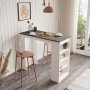 Style barbord - Hvit/gr