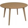 Sagene spisebord 130-230 x 130 cm - Hvitpigmentert eikefiner