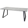 Spisebord Duffy 200 cm - Svart / Hvit Marmor