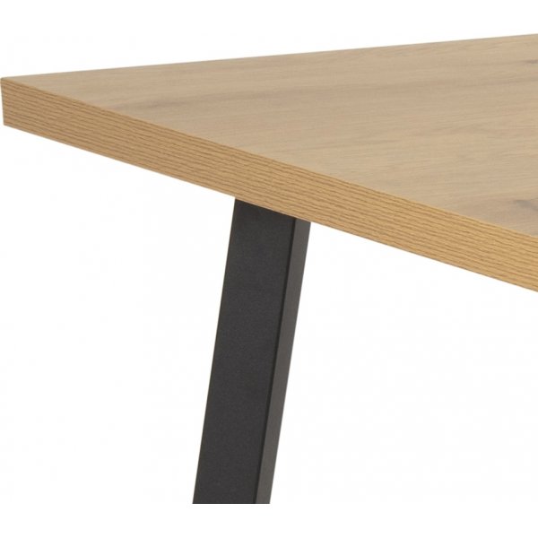 Mallow spisebord 190 cm - Eik/sort Mallow spisebord 190 cm - Eik/sort