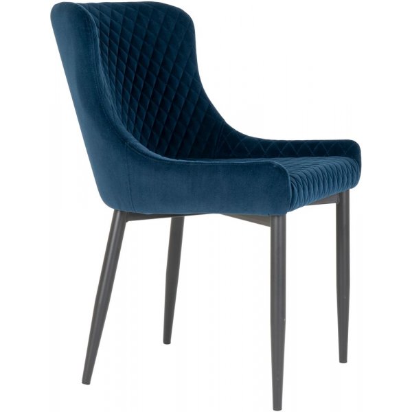 Boston spisestol - mørk blå / svart Boston spisestol - mørk blå / svart