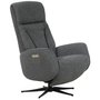 Marbck lyx recliner- lenestol (2 el-motorer) innebygget fotskammel - Lysegrtt tystoff