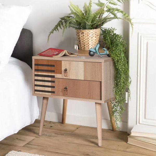 City Colorblock nattbord - Beige City Colorblock nattbord - Beige