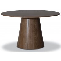 Cone rundt spisebord Ø130 cm - Valnøtt Cone rundt spisebord Ø130 cm - Valnøtt
