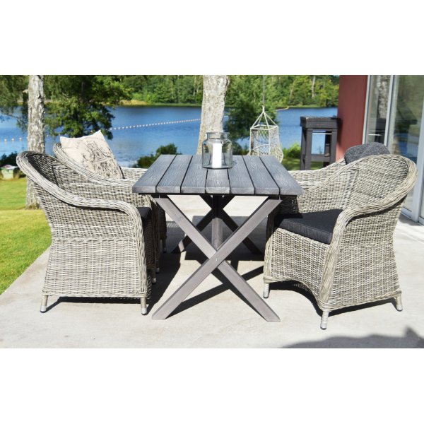 Scottsdale spisebord 150 cm - Shabby Chic + Tekstilrens for møbler Scottsdale spisebord 150 cm - Shabby Chic + Tekstilrens for møbler