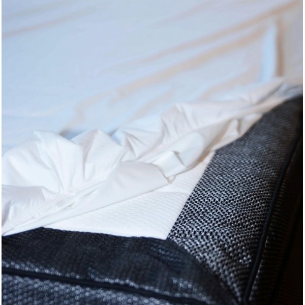Tencel Madrassbeskytter (pull-on laken) - Hvit