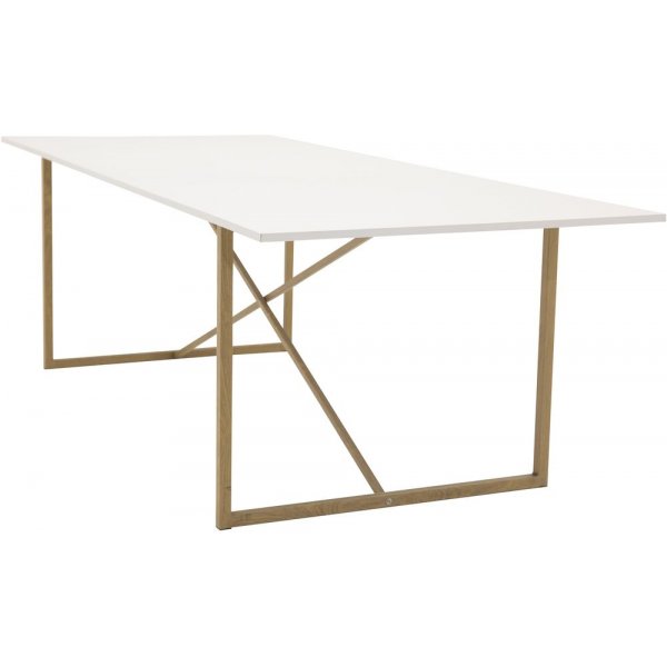 Spisebord Addison 240 cm - Eik / Hvit