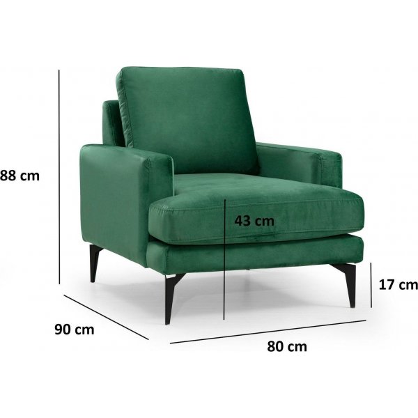 Papira lenestol - Grønn Papira lenestol - Grønn