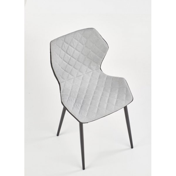 Cadeira spisestuestol 389 - Lys grå/svart Cadeira spisestuestol 389 - Lys grå/svart