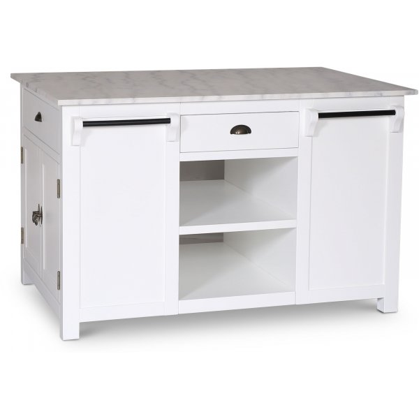 Heritage kjkkeny, Skagen - Hvit/lys marmor