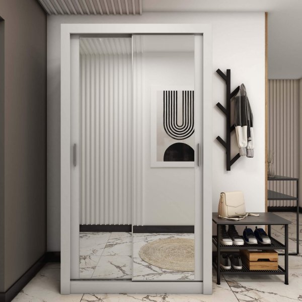 Einar garderobe 18 - Hvit