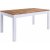 Holten spisebord 160-210 x 90 cm - Wotan eik/hvit