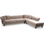 Bogart hjrnesofa  beige