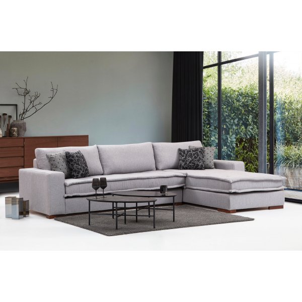 Lena divansofa, høyre - Lysegrå Lena divansofa, høyre - Lysegrå