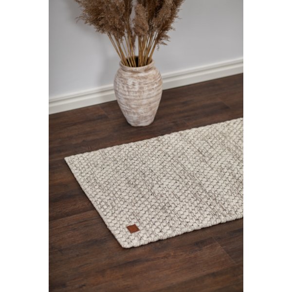 Torekov håndvevd teppe Hvit Torekov håndvevd teppe Hvit