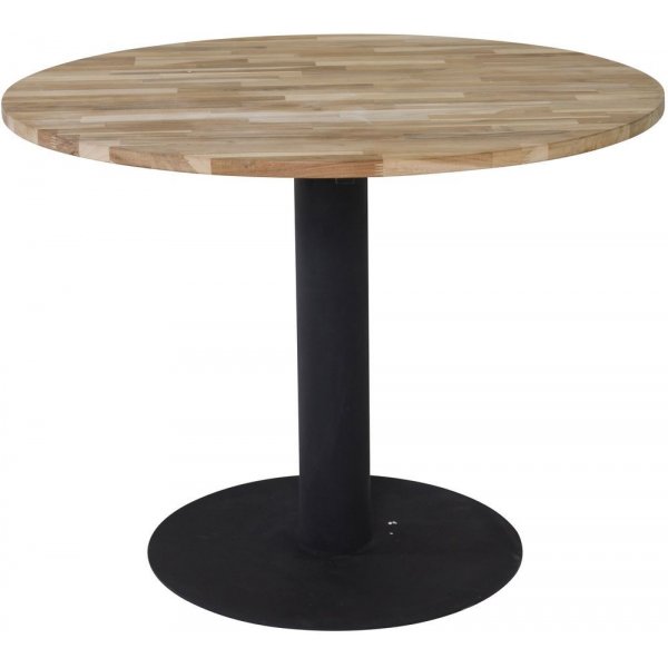 Spisebord Regald 140 cm - Svart / Naturtre