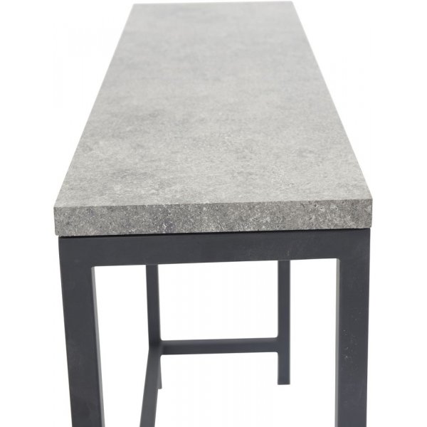 Avlastningsbord Charlotte - Svart / Betongimitasjon