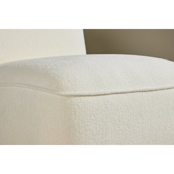 Min lenestol - Hvit bouclé Min lenestol - Hvit bouclé