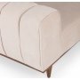 Ivory 3-seters sofa - Krem